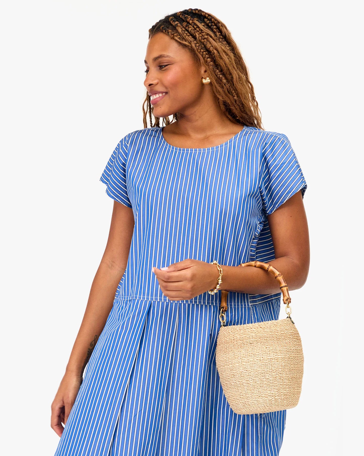 Clare V. - Pot De Miel w/ Bamboo Handle - Cream