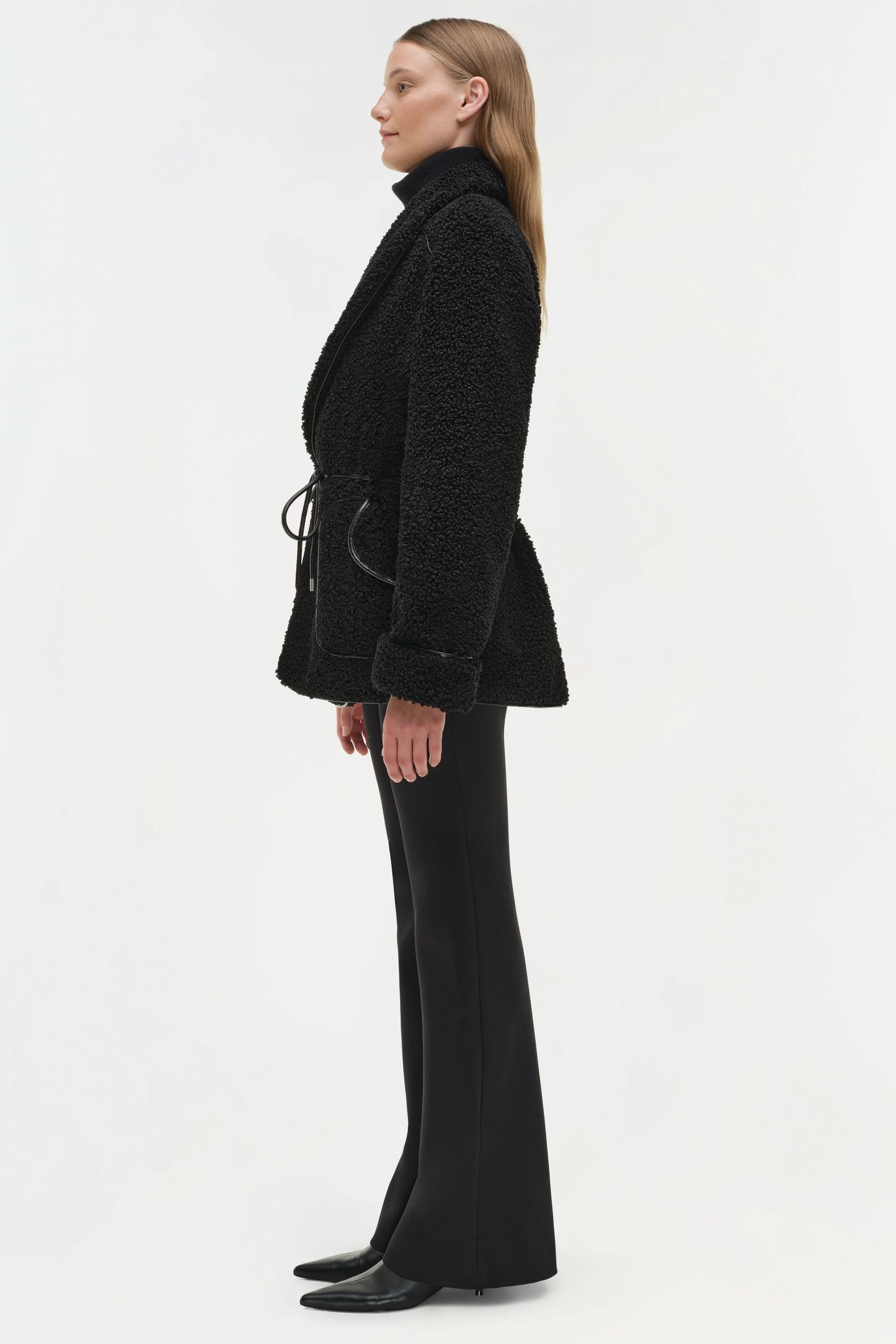 SIMKHAI - Kimia Tie Waist Jacket - Black