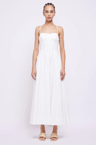 SIMKHAI - Kittiya Midi Dress - White