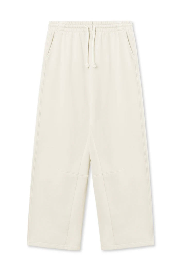 Fallon Fleece Barrel Pants - Sugar
