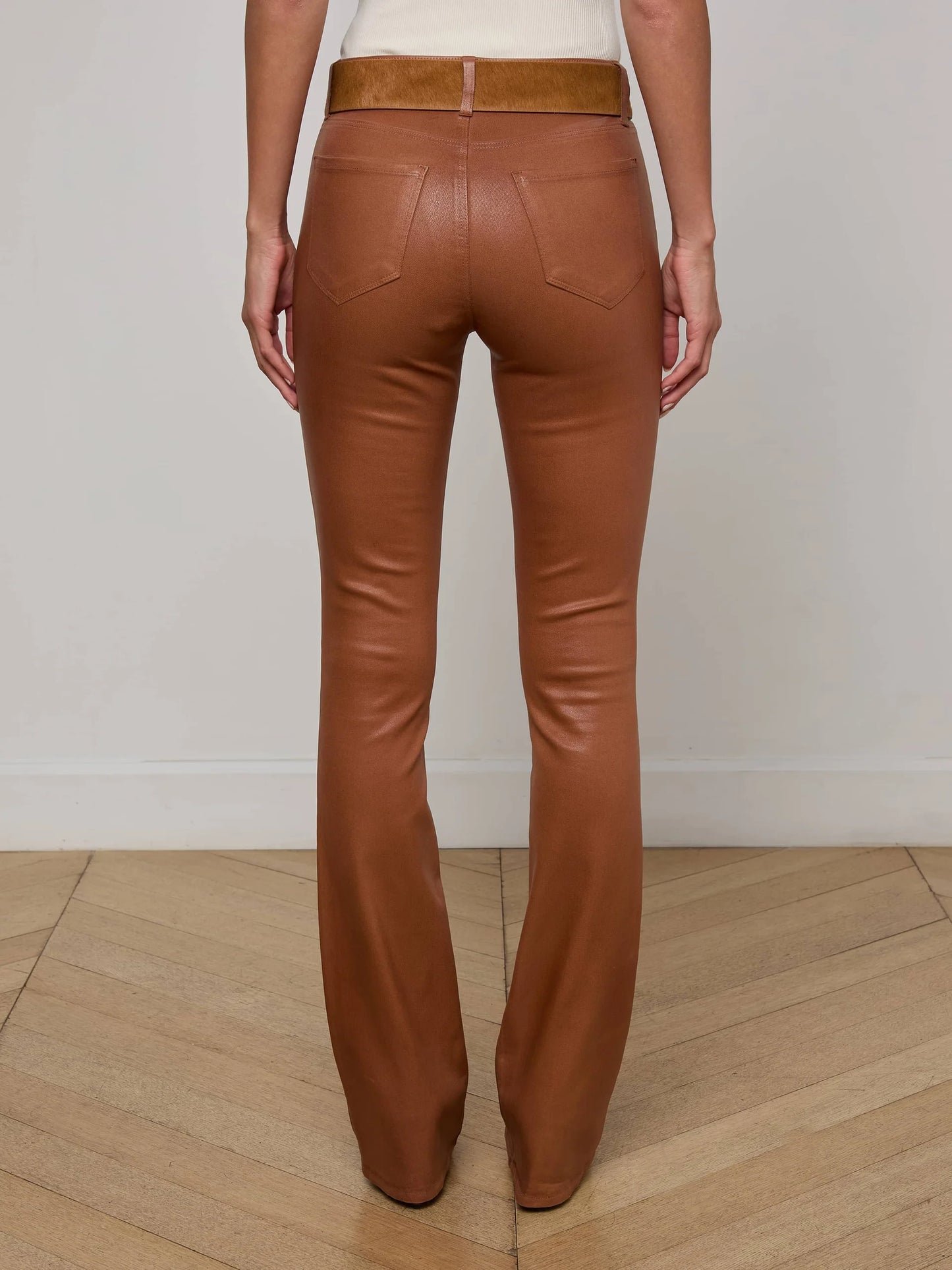 Selma Coated Bootcut Jean
