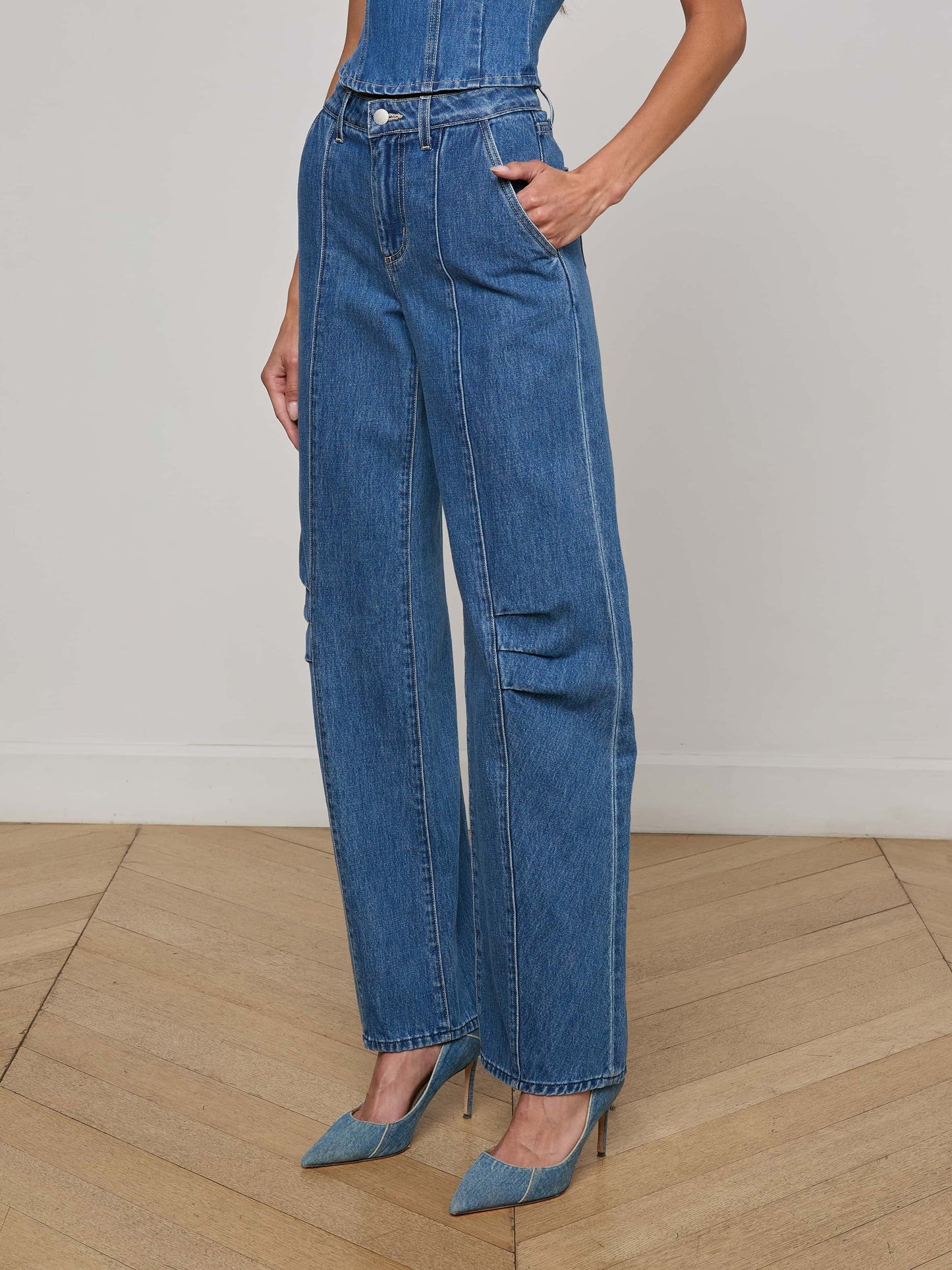L'AGENCE - Zara Barrel-Leg Jean - Memphis