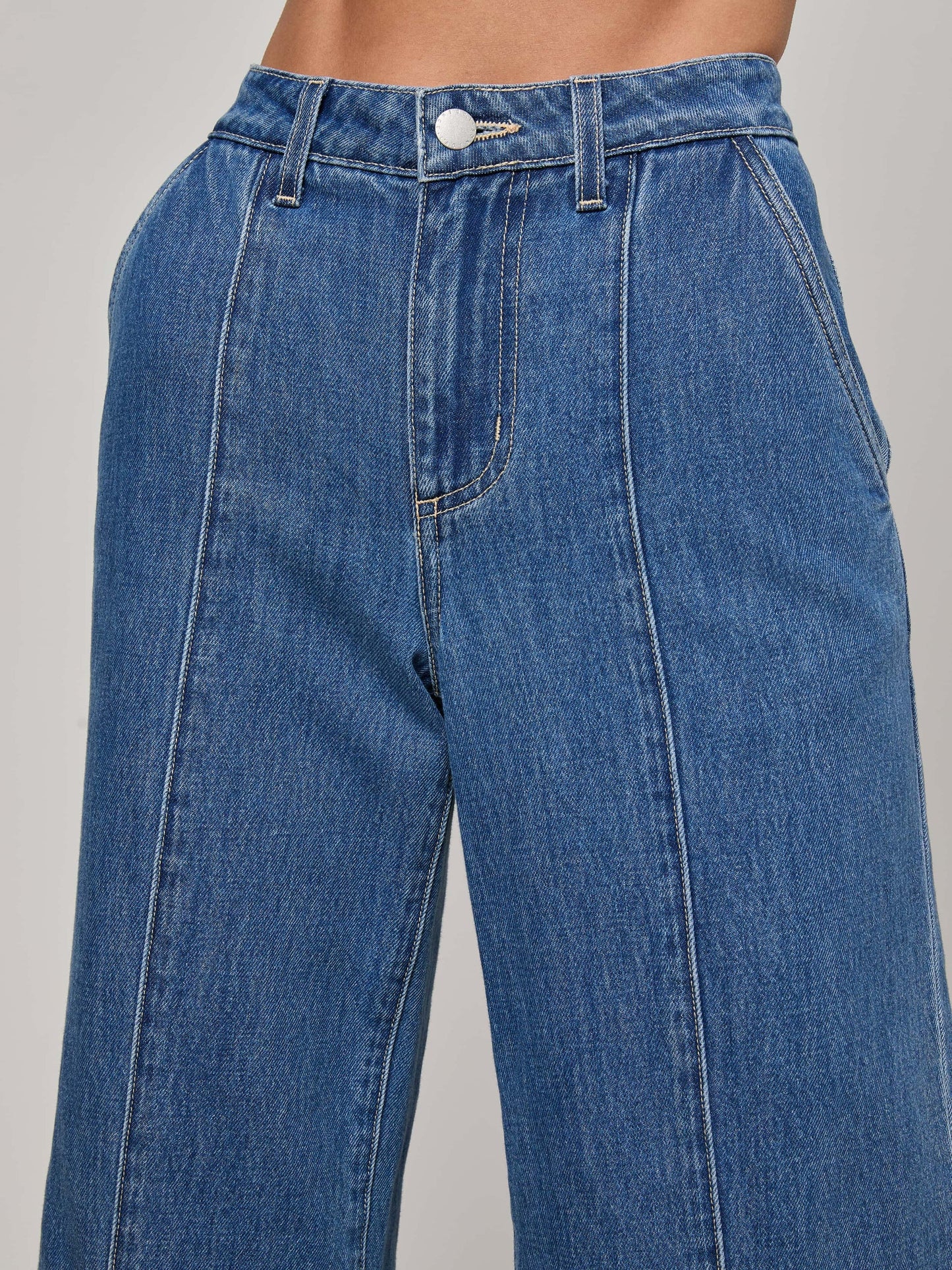 L'AGENCE - Zara Barrel-Leg Jean - Memphis