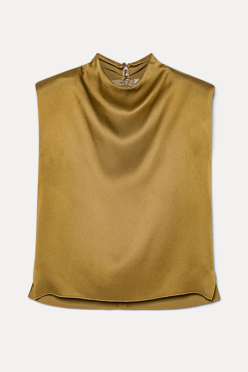 Envers Satin Funnel Neck Top