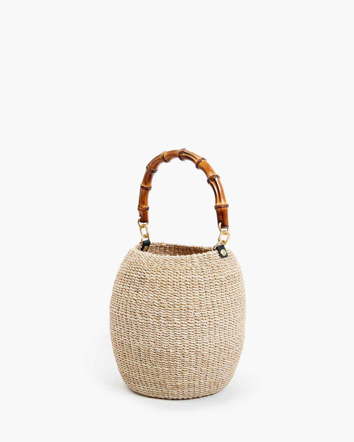Clare V. - Pot De Miel w/ Bamboo Handle - Cream