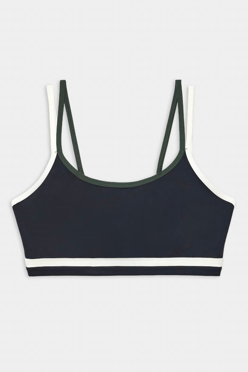 Eva Rigor Double Strap Bra - Black/Military