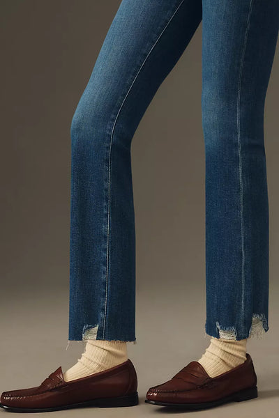 FRAME - Le Crop Mini Boot High-Rise Jeans - Jetty Modern Chew