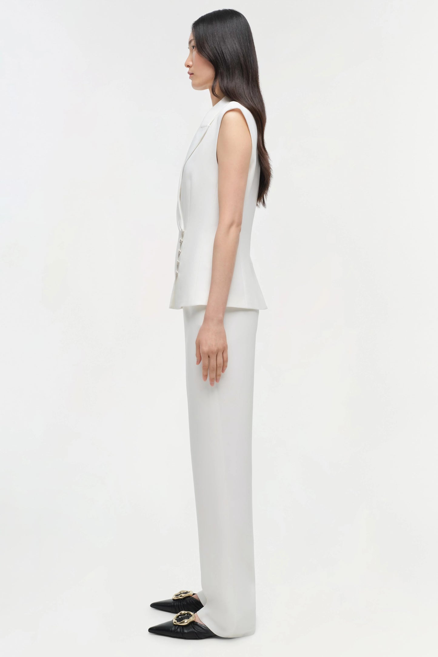 SIMKHAI - Valarie Blazer Vest - Ivory