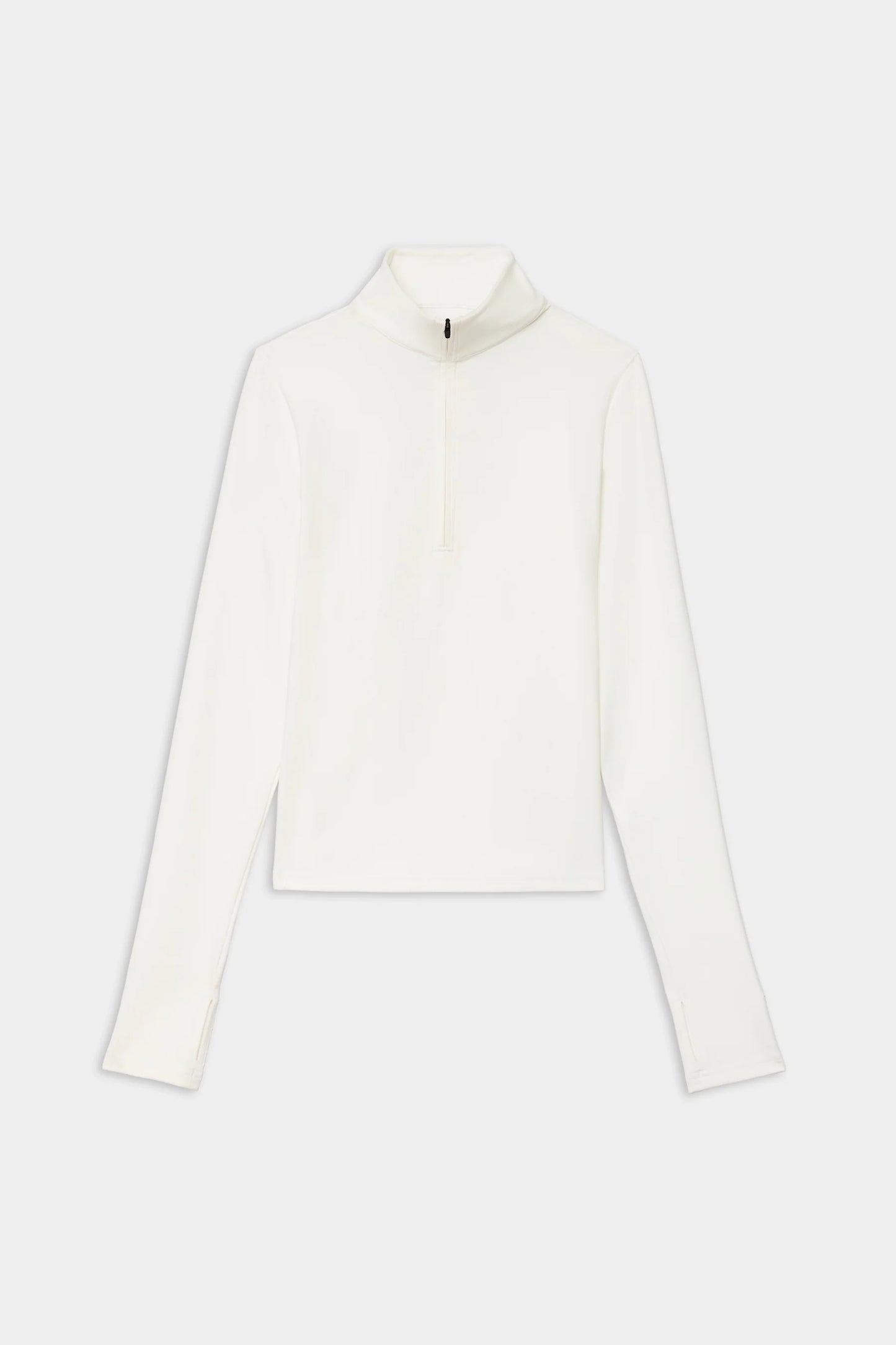 Stevie Active Rib Half Zip Waist Length