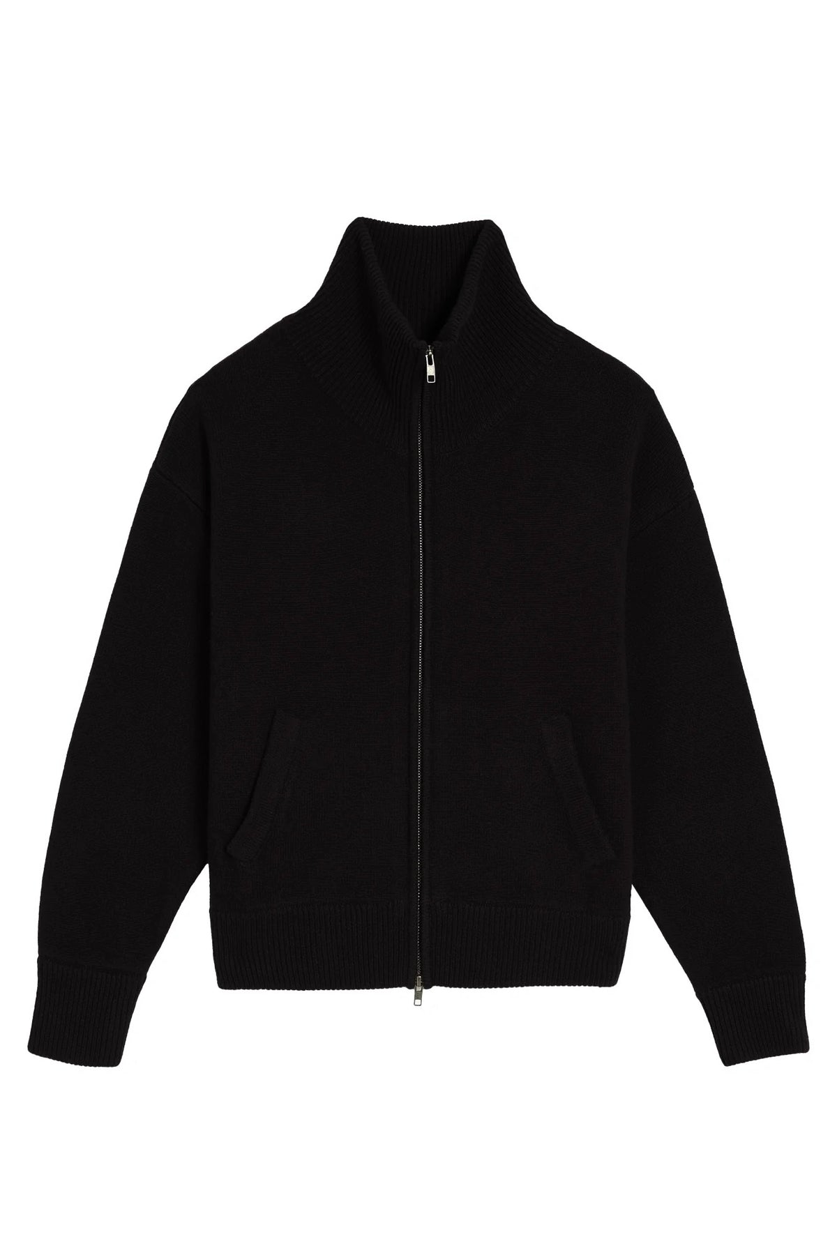 Cecily Wool Cashmere Zip Cardigan