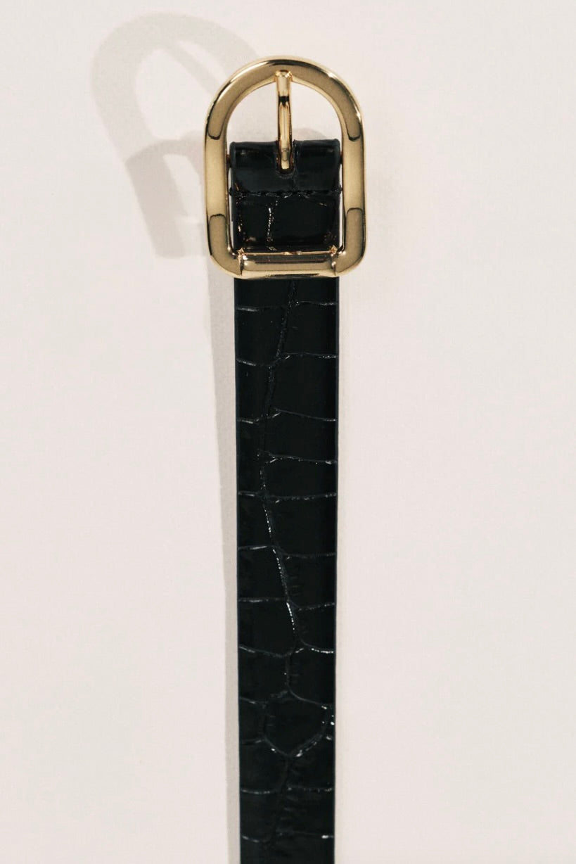 Mija Croco Tip Belt