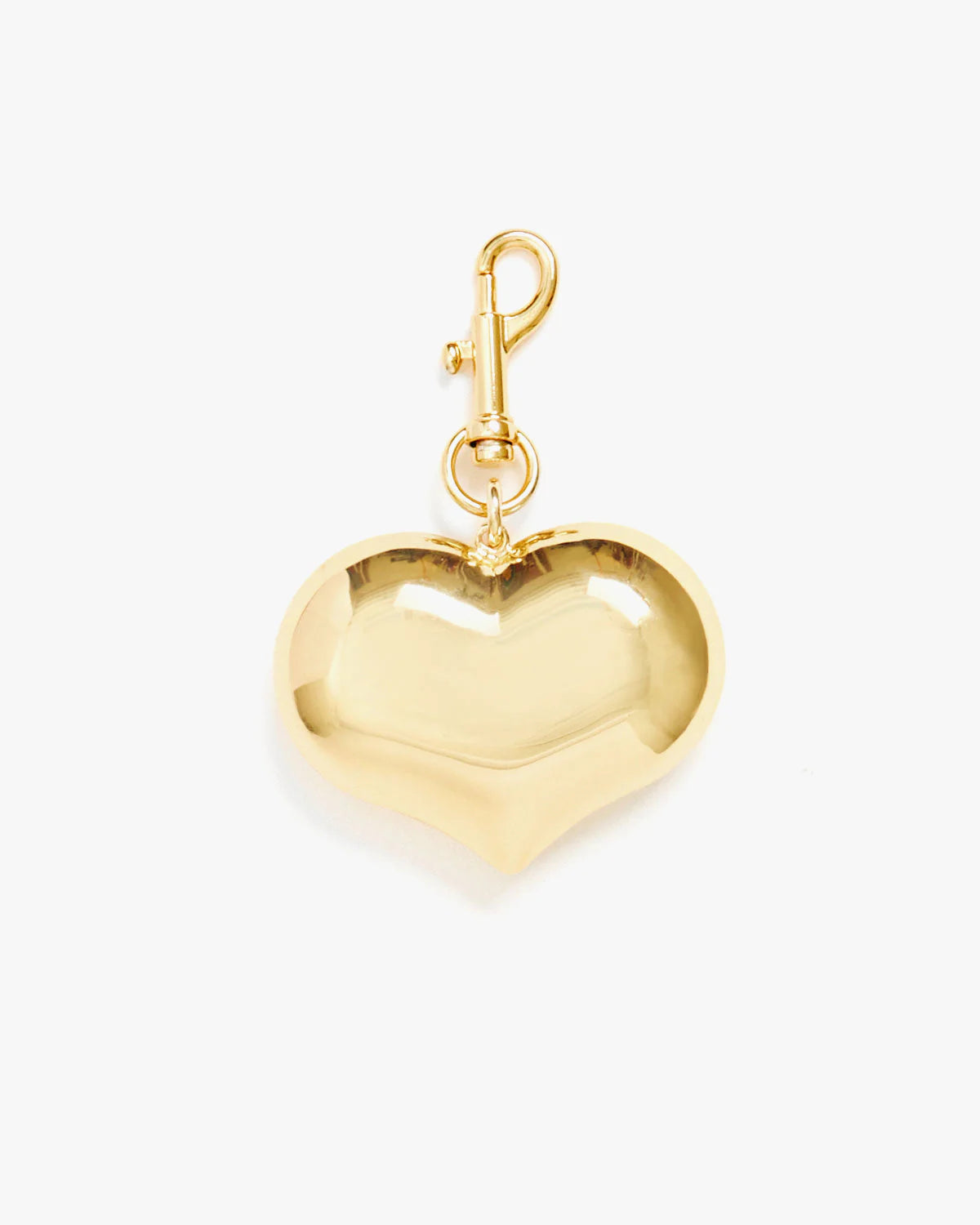 Clare V. - Grand Mylar Heart FOB - Gold