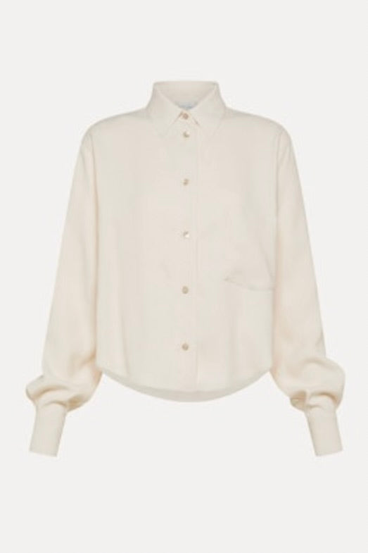 Fluid Slubbed Canvas Shirt