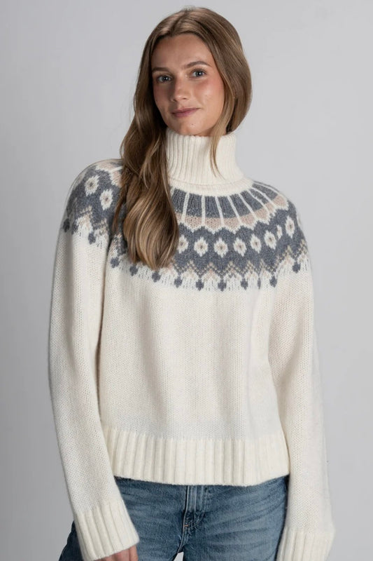 Riley Intarsia Turtleneck