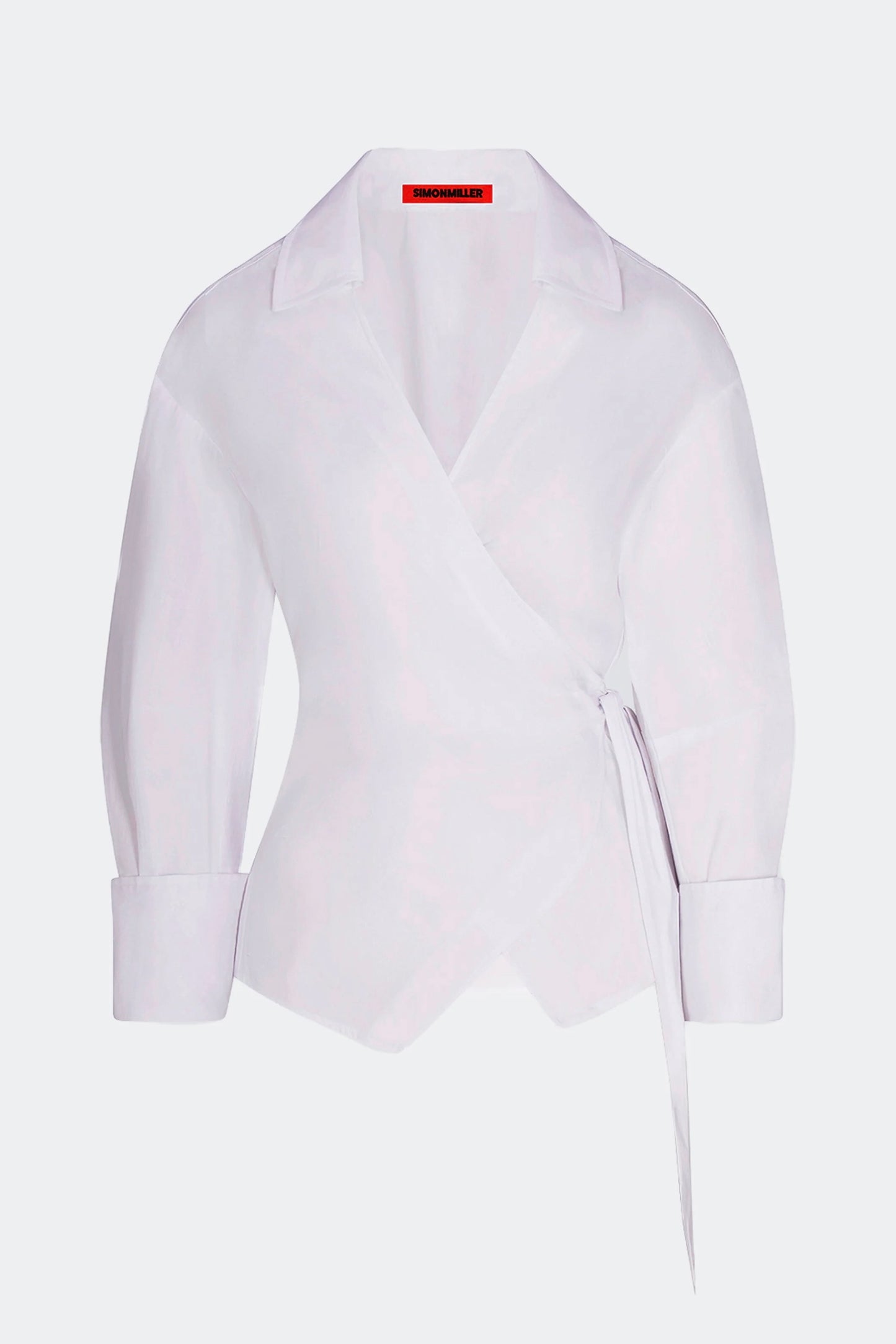 Anya Poplin Wrap Top
