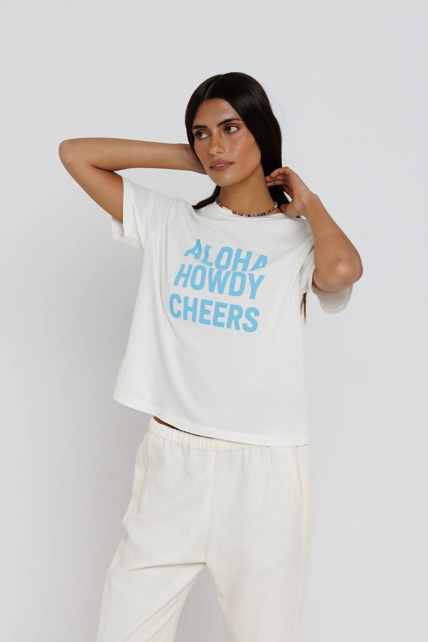Aloha, Howdy, Cheers Everyday Tee