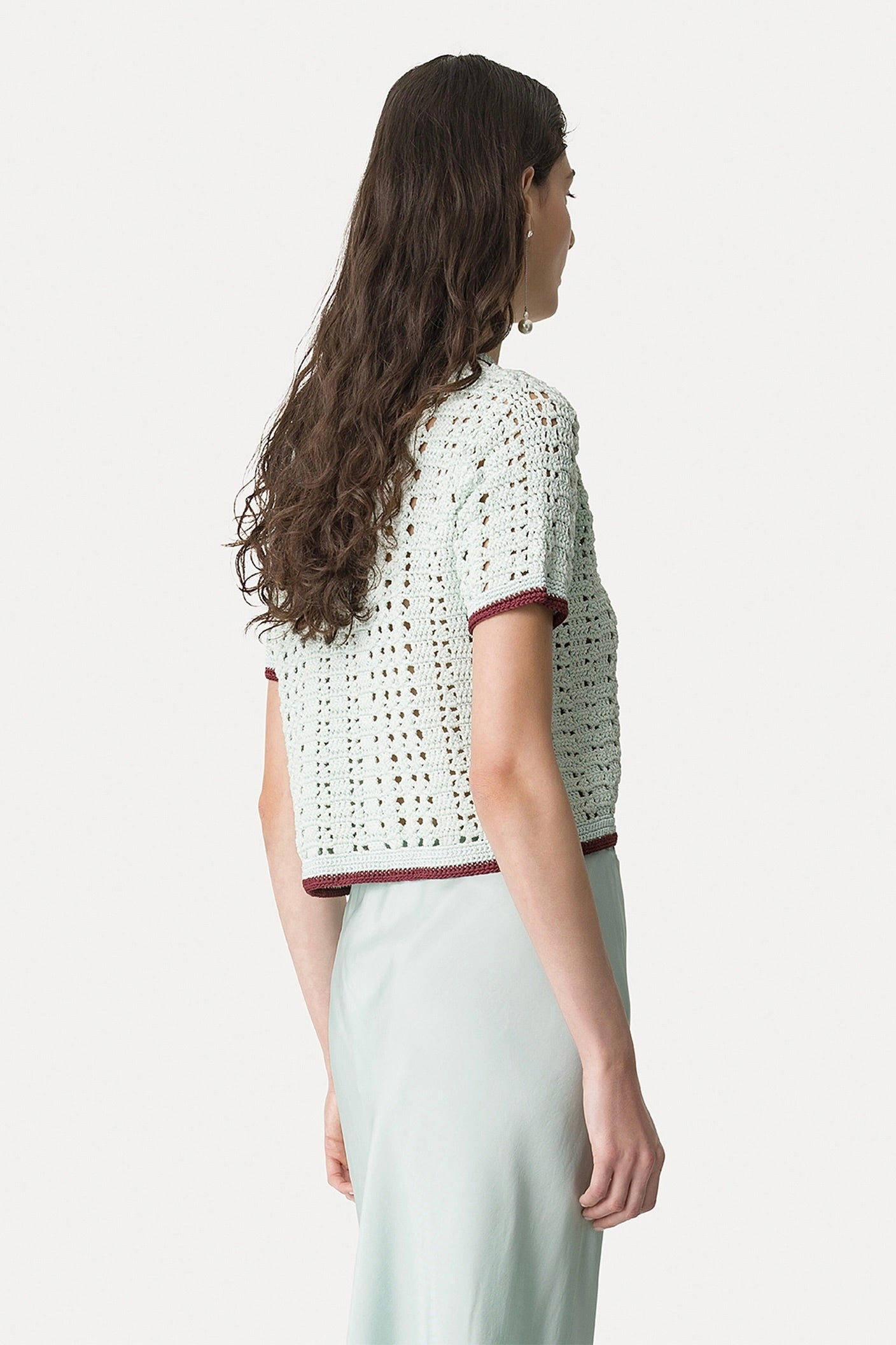 "cable' luxe" handmade crochet cardigan