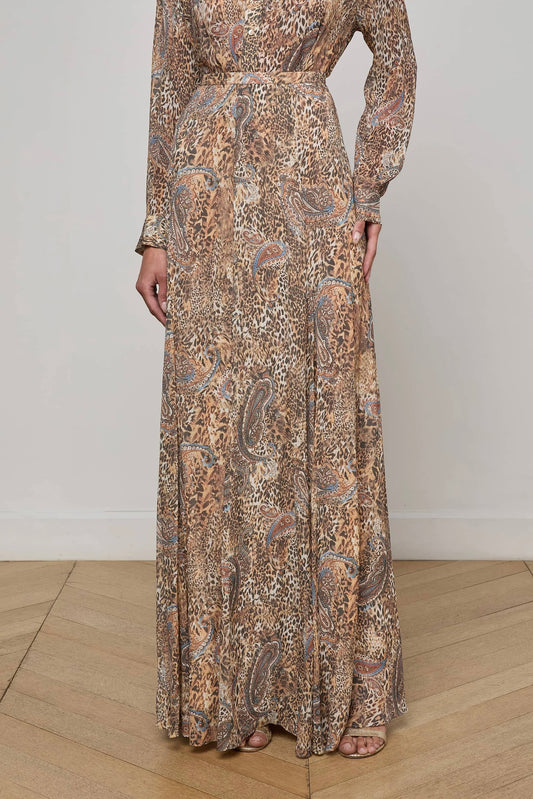 Patricia Maxi Skirt - Valencia Leopard