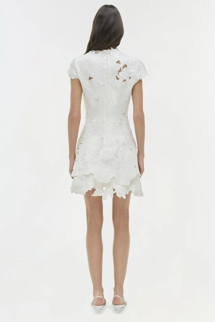 SIMKHAI - Holloway Embroidered Mini Dress - White
