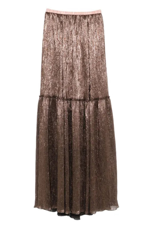 Froisse Lame Skirt