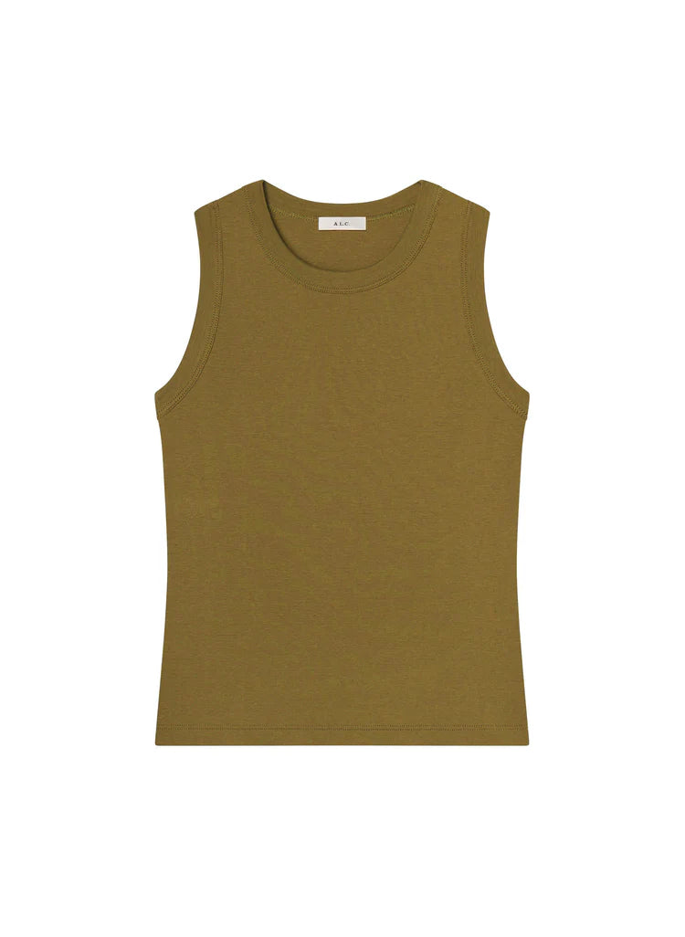 A.L.C. - Hadley Cotton Rib Tank - Hazel