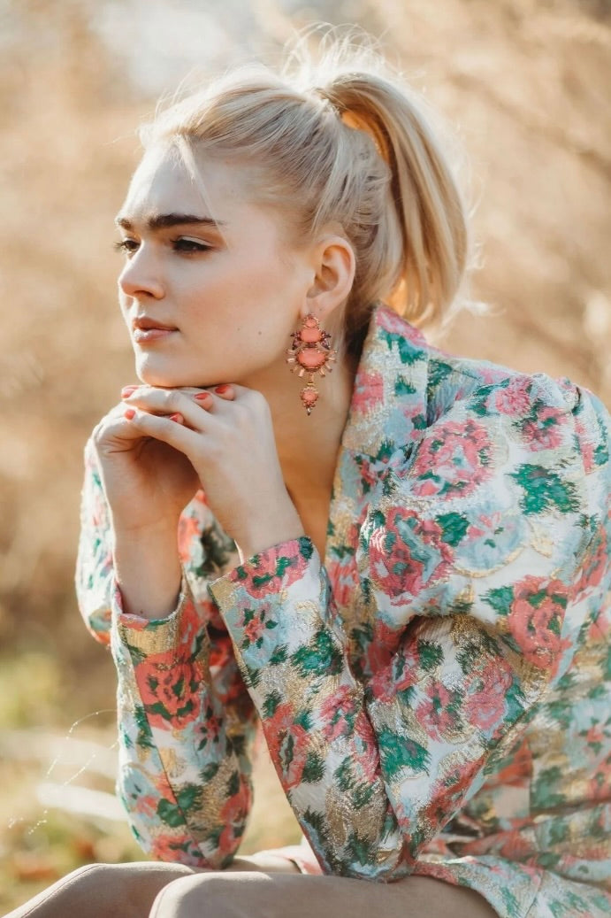 Henning Earrings - Pink