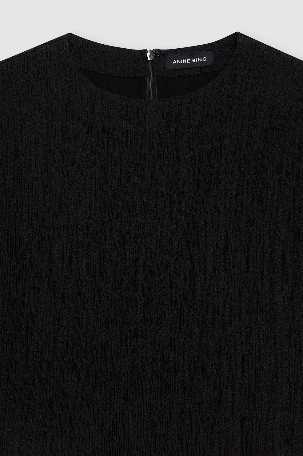 ANINE BING - Jollie Top - Black Crinkle