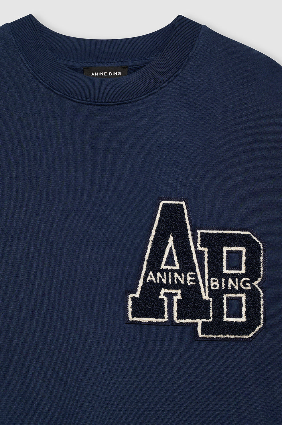 ANINE BING - Miles Oversized Sweatshirt - Washed Navy