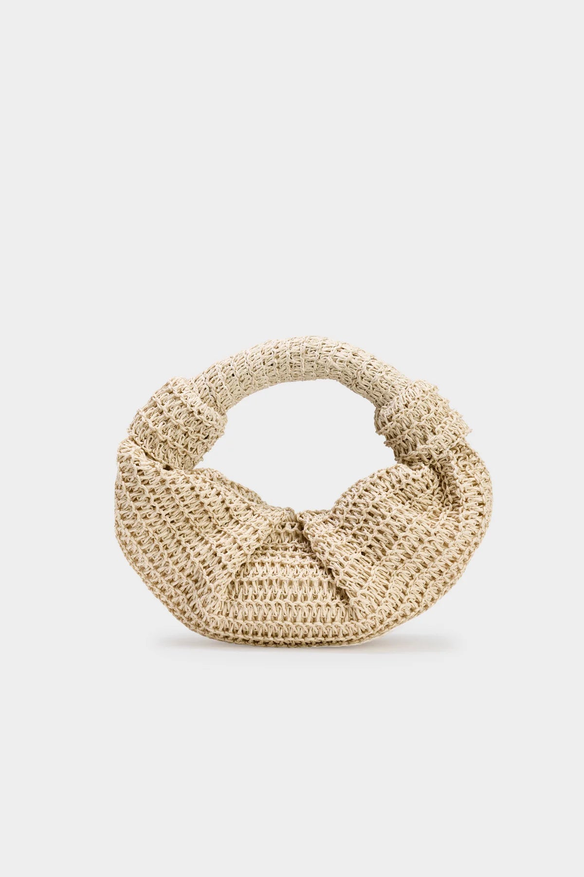 SIMONMILLER - Raffia Lopsy Bag - Milk