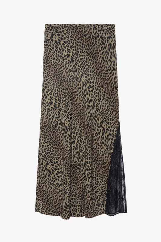 Jayla Leopard Skirt