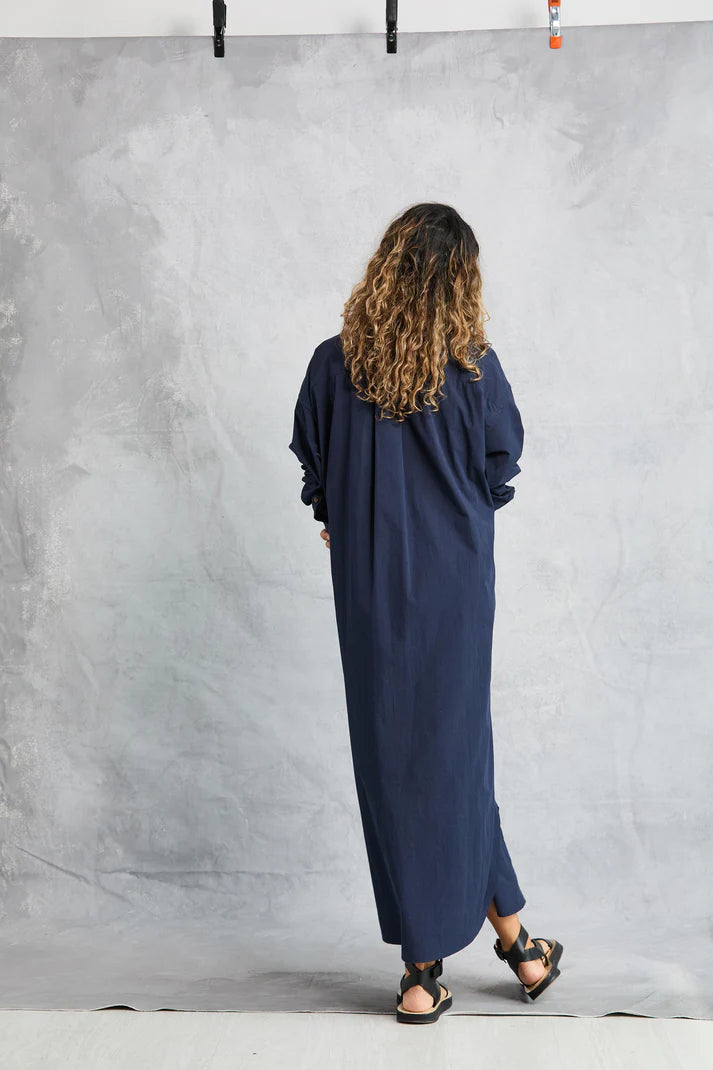 MAMÈNE - Diana Wrap Dress - Navy