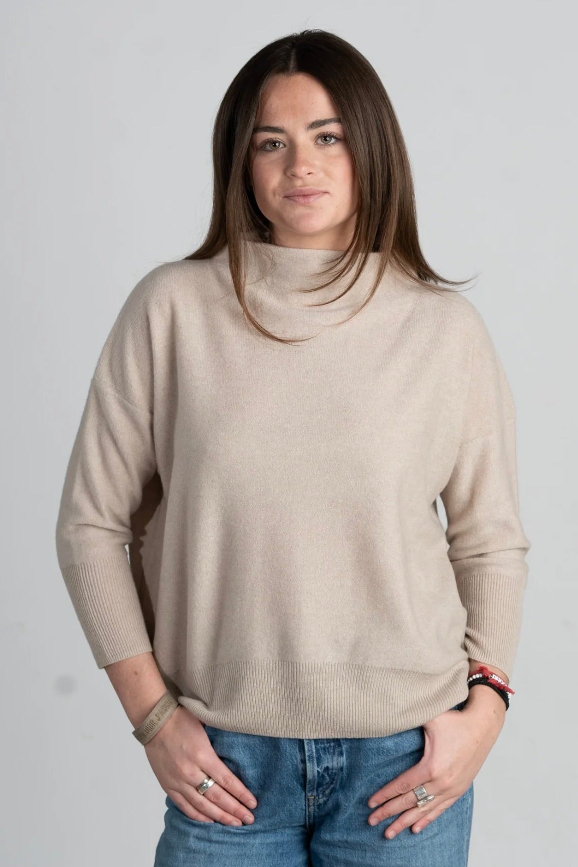 Rowan 3/4 Sleeve Mock
