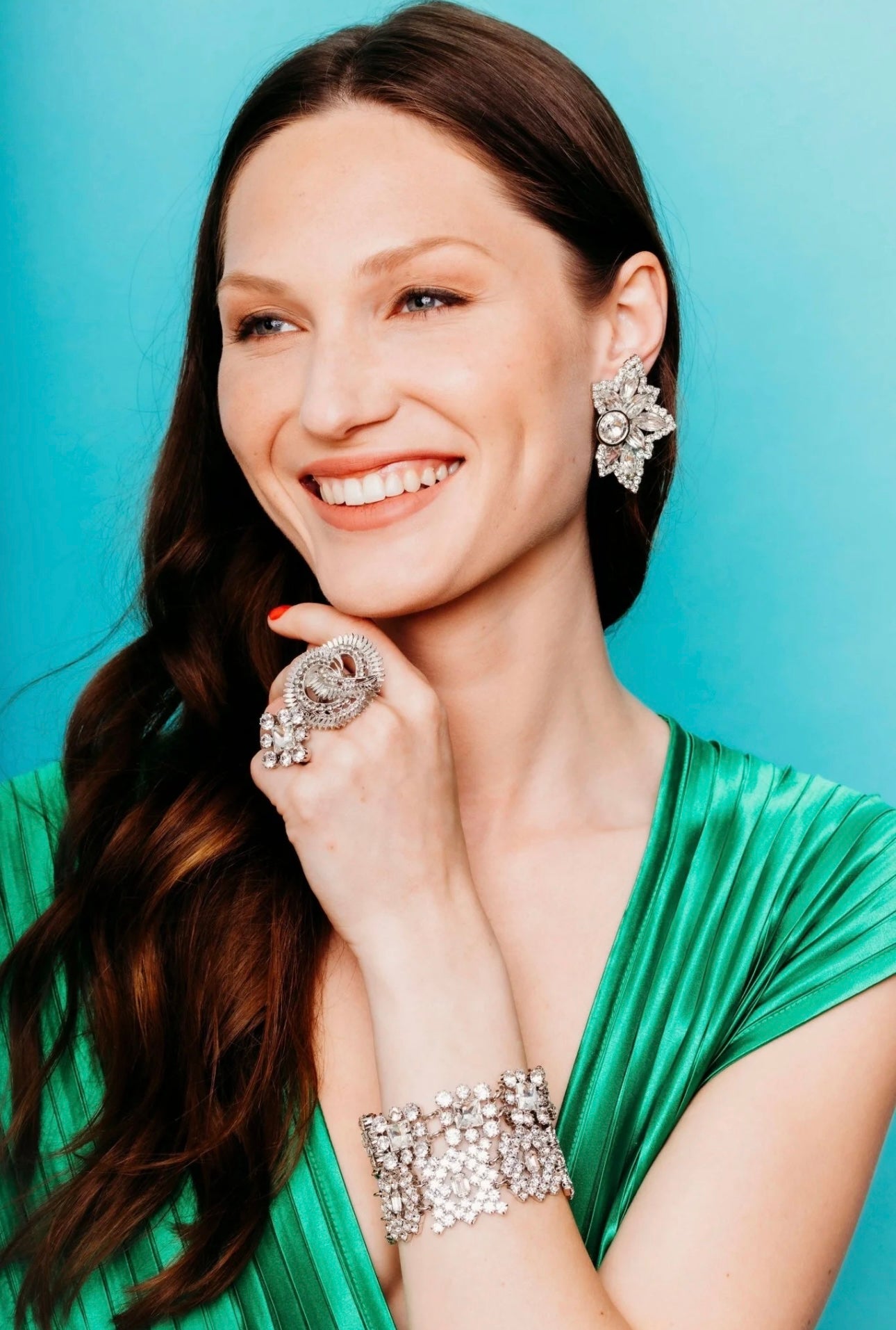 Elizabeth Cole - Blossom Earrings - Crystal