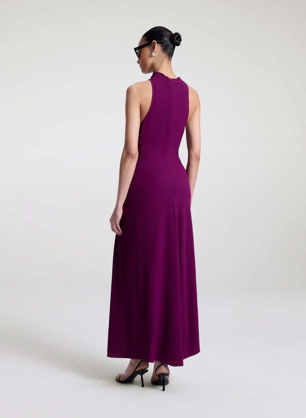 Inez Textured Midi Dress
