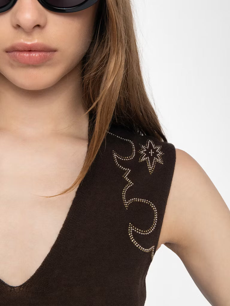 Vicky West Strass Top