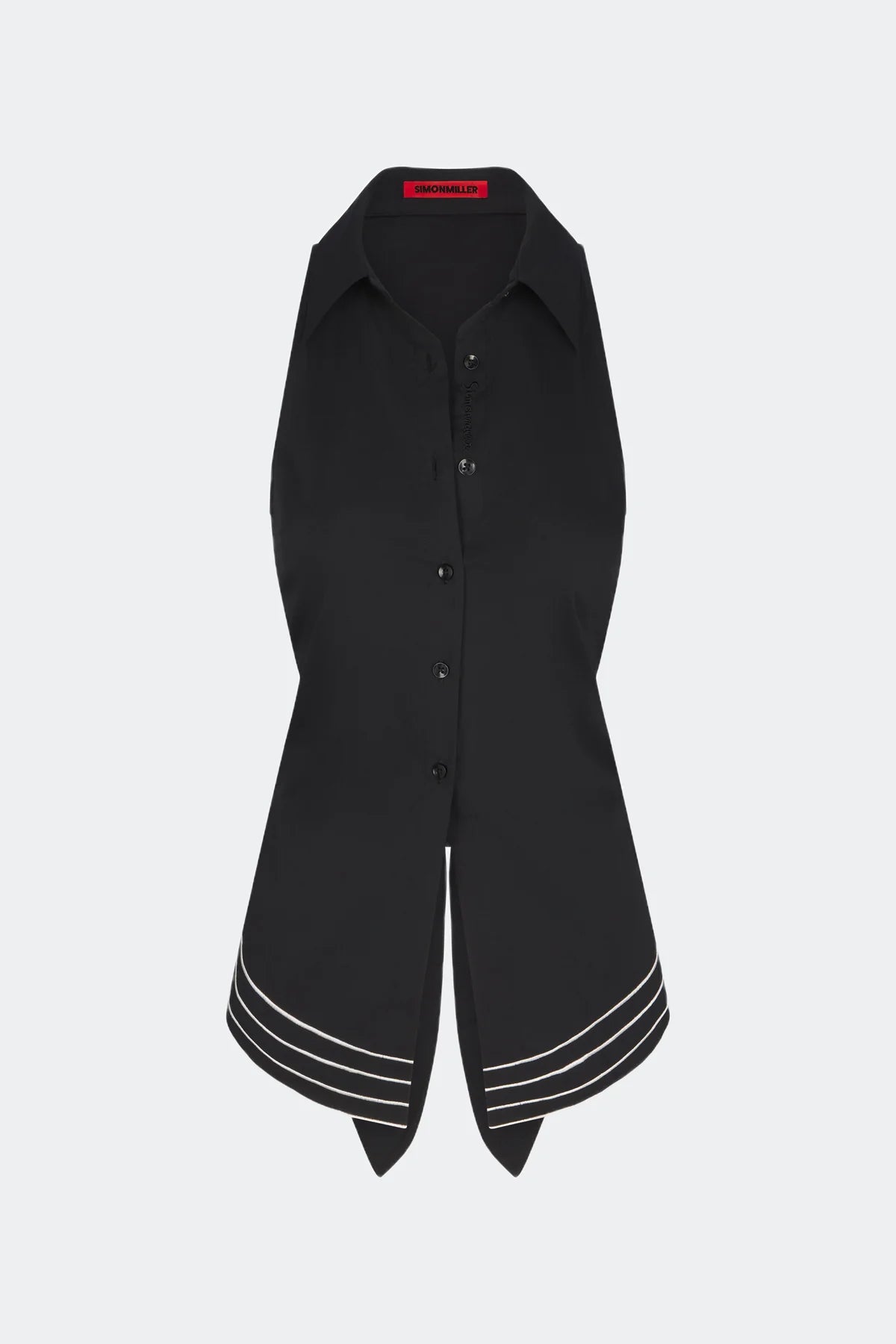SIMONMILLER - Wavy Sleeveless Loch - Black