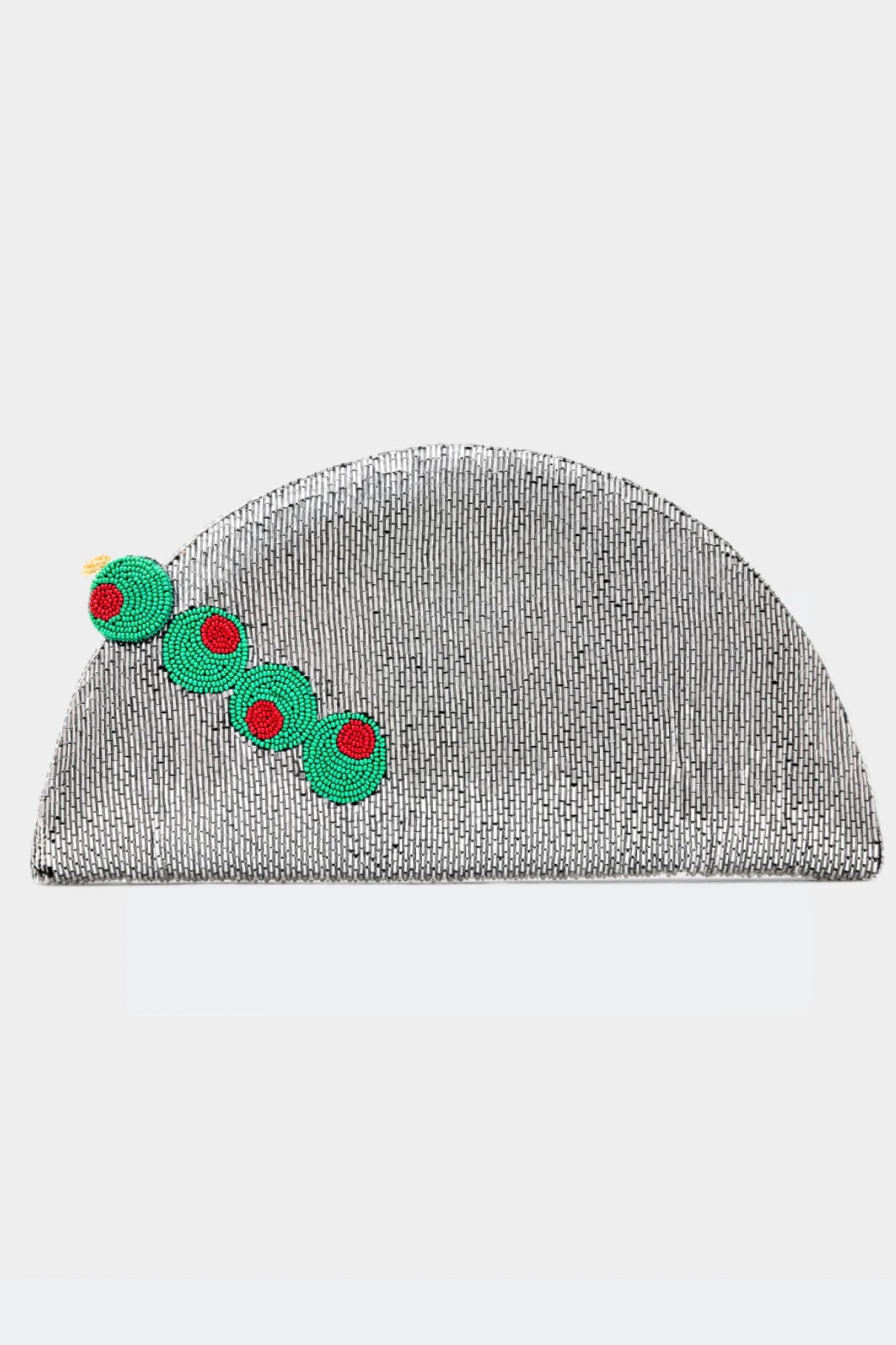 Beaded Lune Clutch