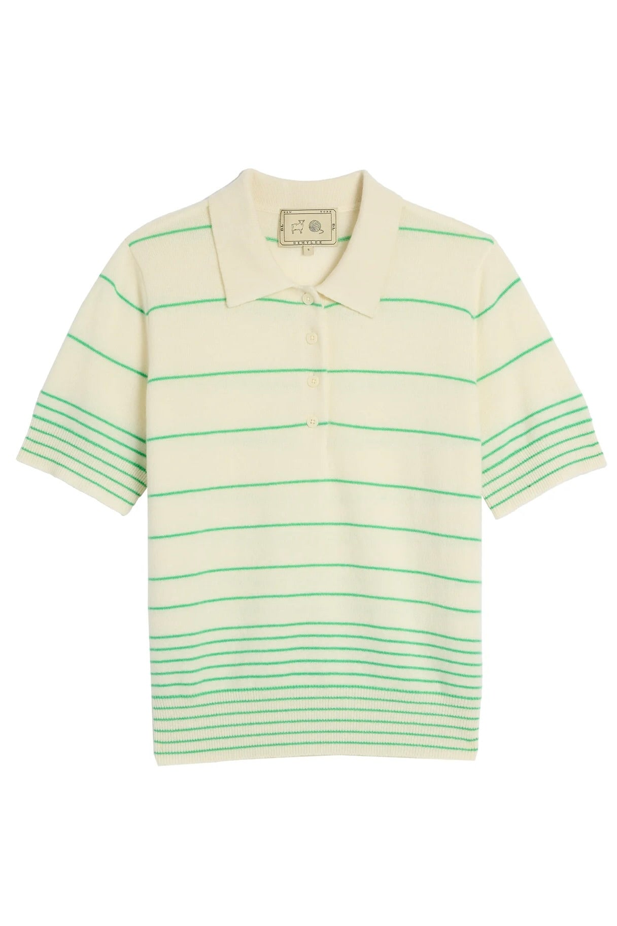 Drew Stripe Cashmere Cardigan