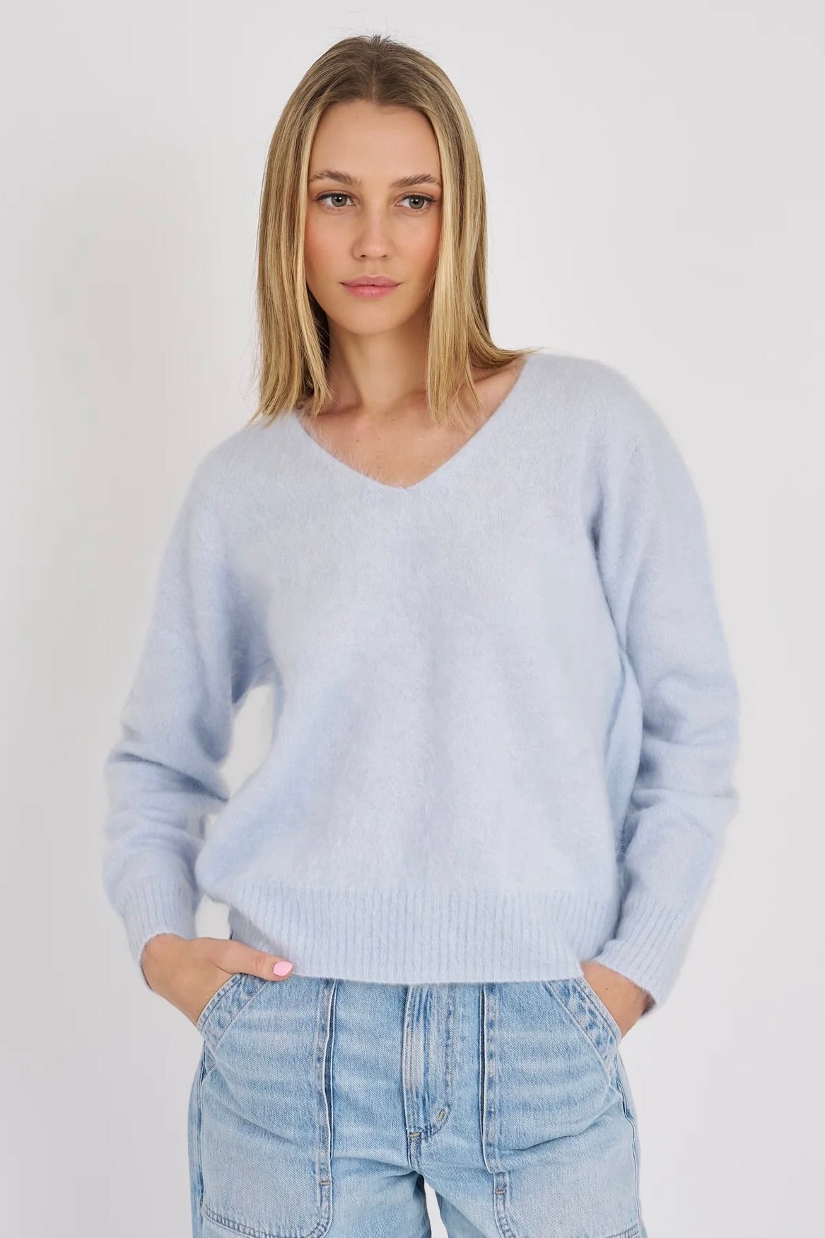 Luna Brushed Cashmere Sweater
