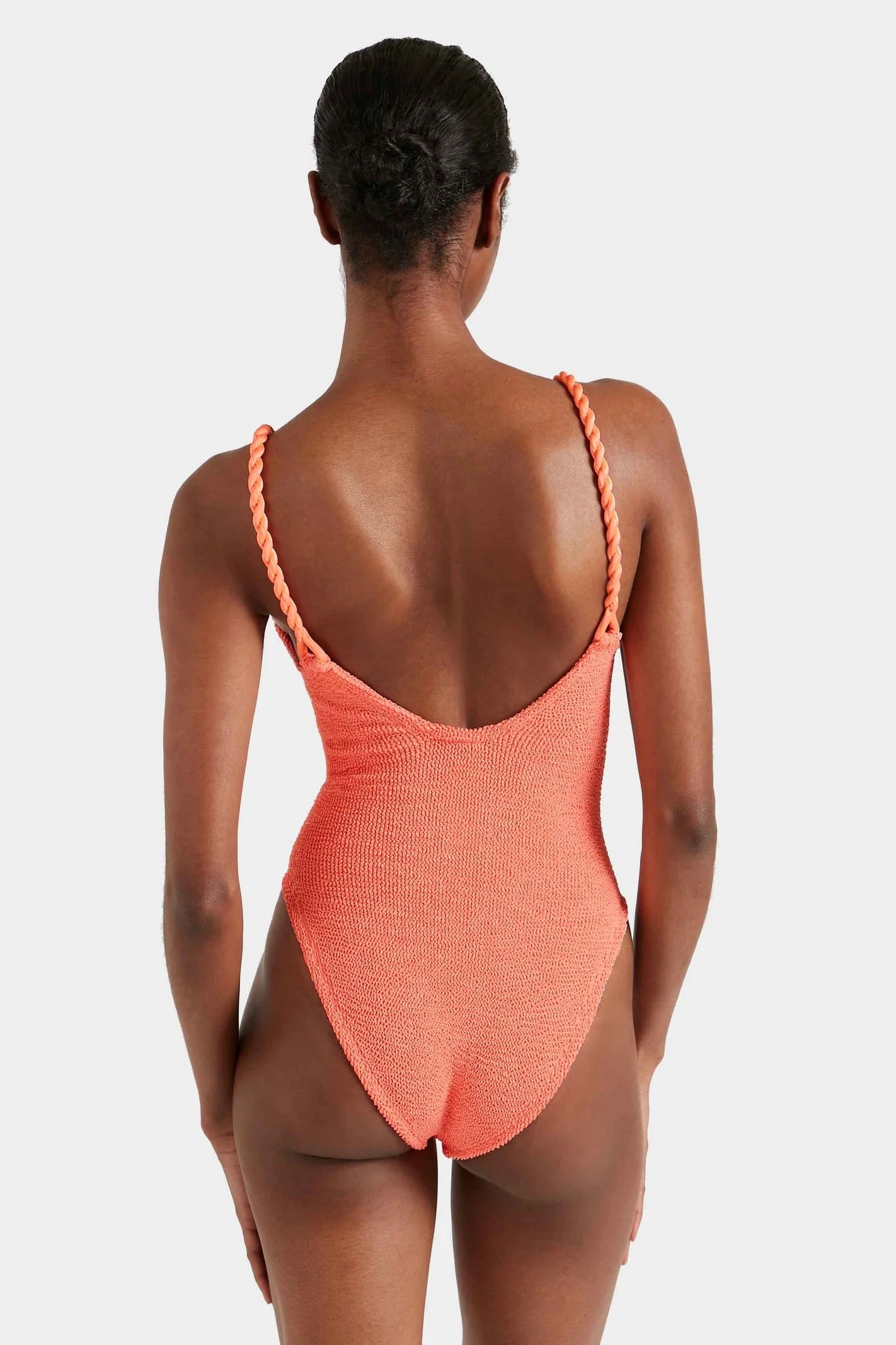 Camille Swim - Metallic Coral