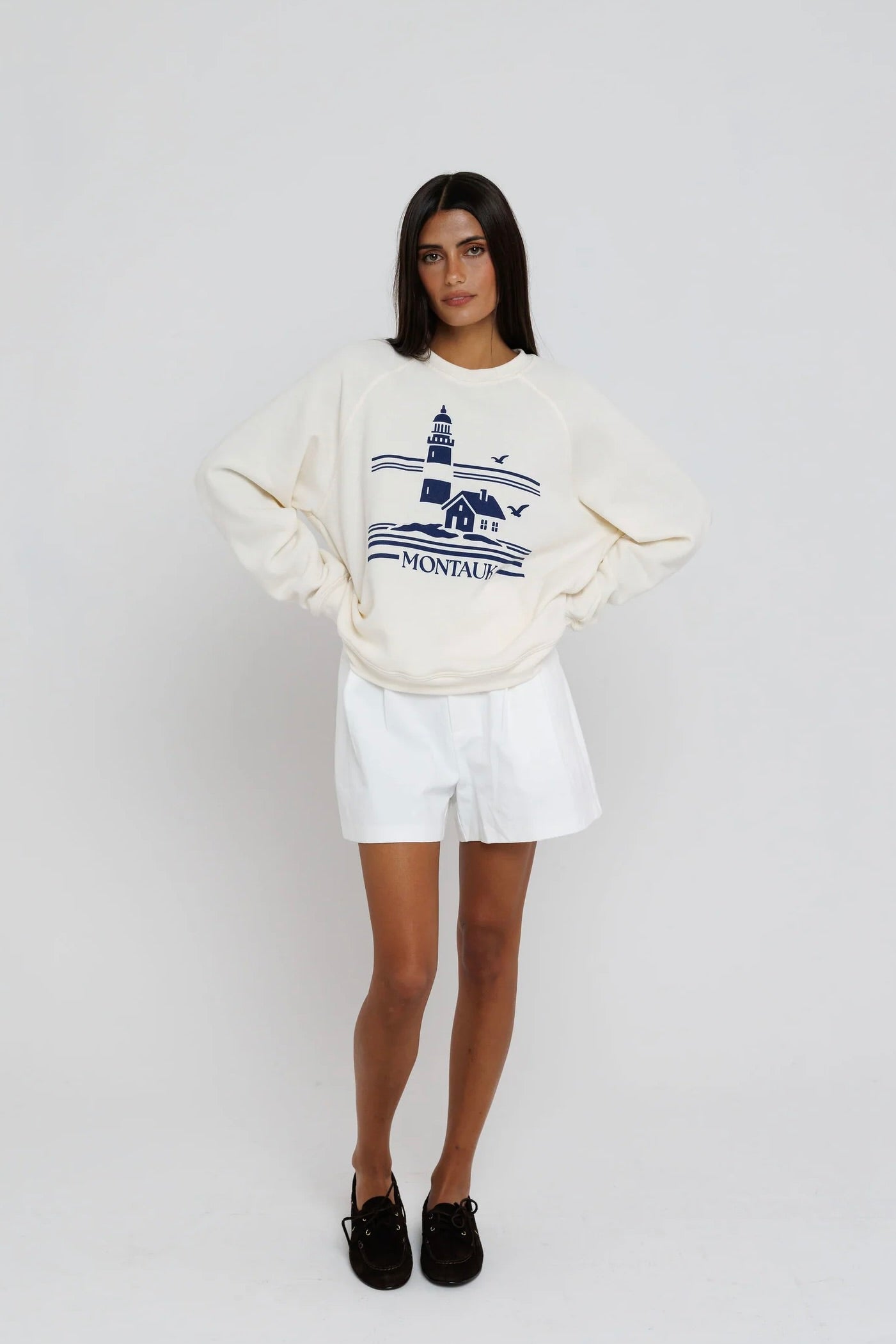 Montauk Lighthouse Raglan Sweatshirt