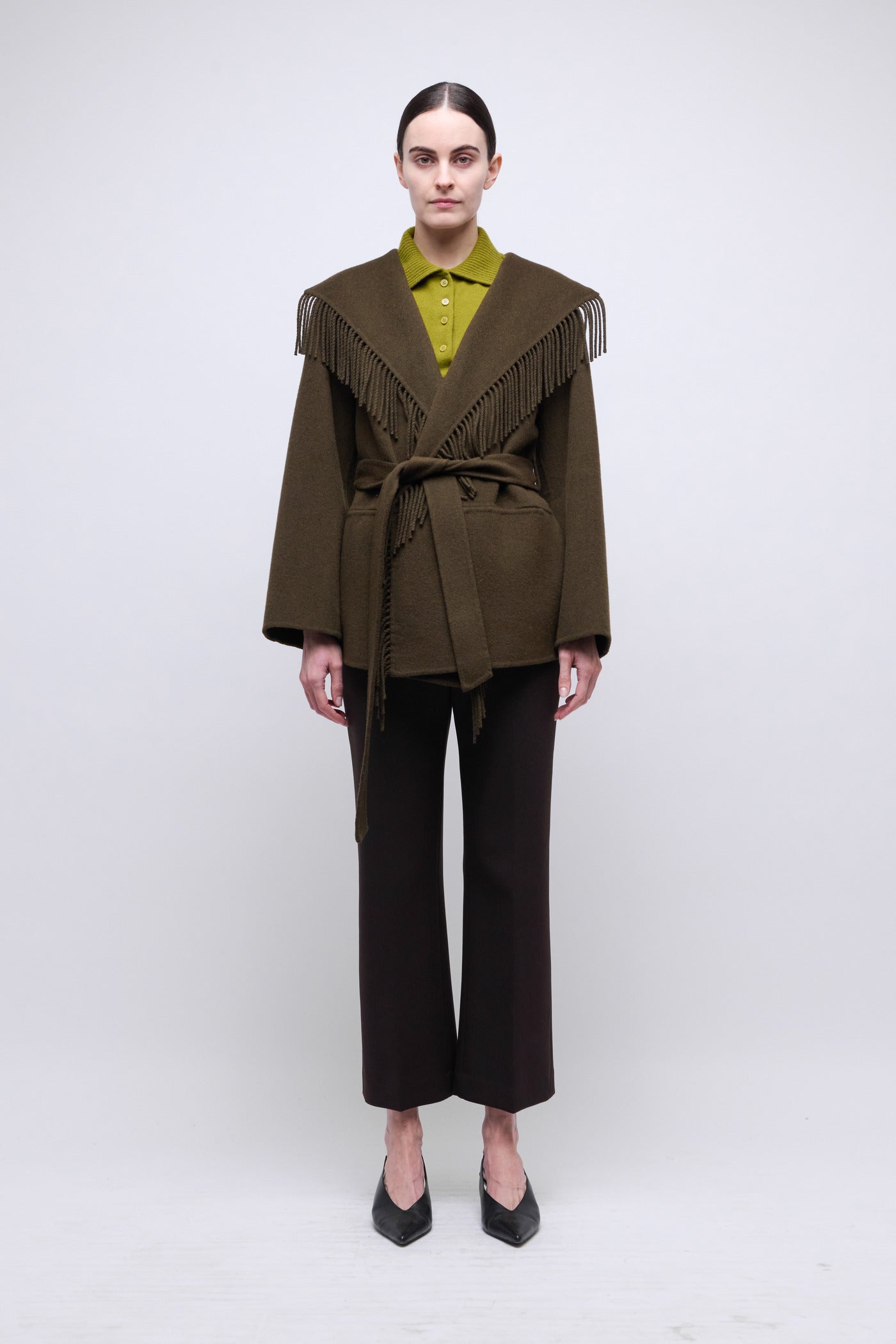 SIMKHAI - Rowen Fringe Jacket - Alligator