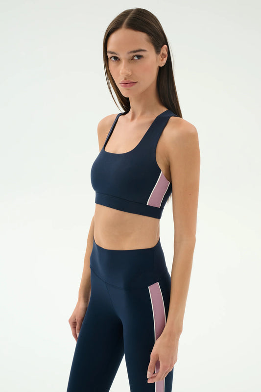 SPLITS59 - Lexi Rigor Bra - Indigo/Blush