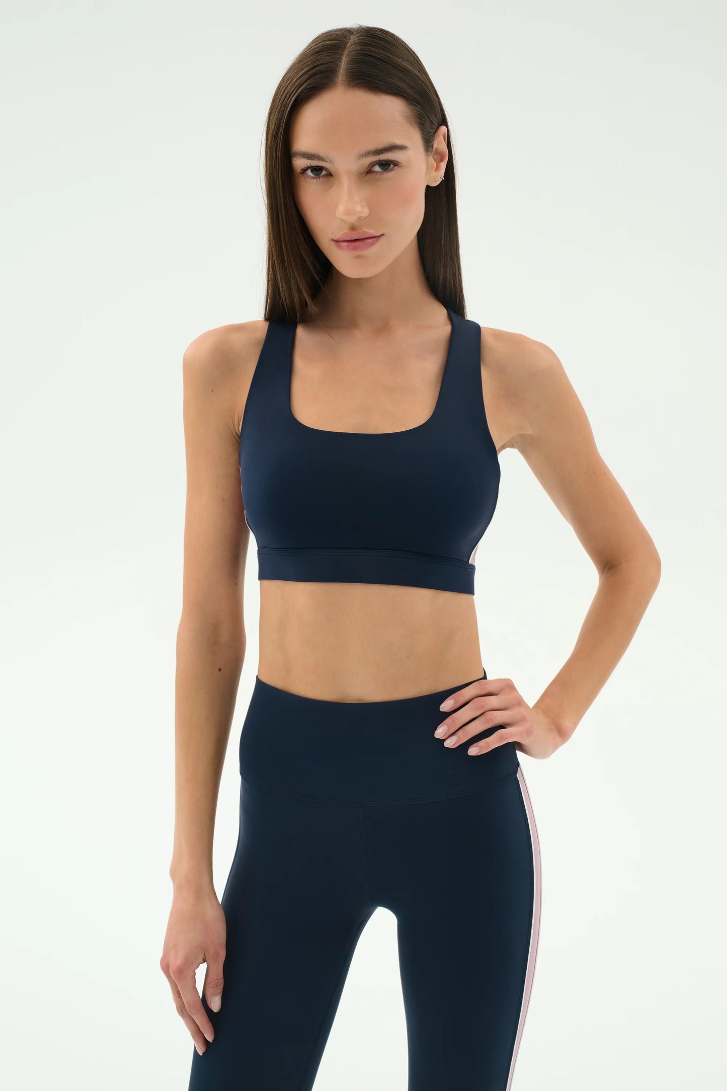 SPLITS59 - Lexi Rigor Bra - Indigo/Blush
