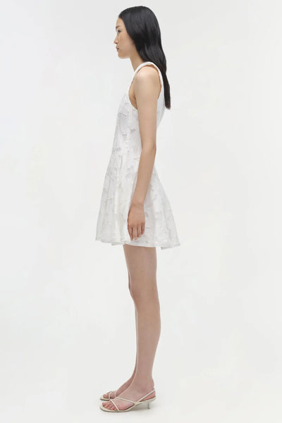 SIMKHAI - Sylvia Jacquard Mini Dress - White