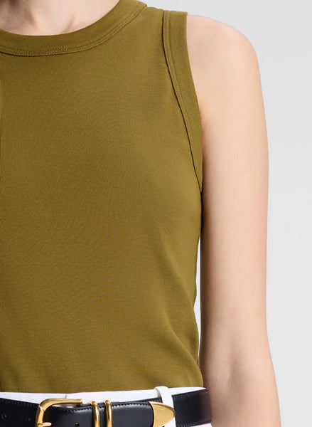 A.L.C. - Hadley Cotton Rib Tank - Hazel