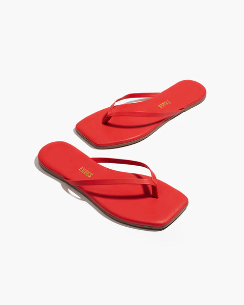 TKEES - Square Toe Lily - Red
