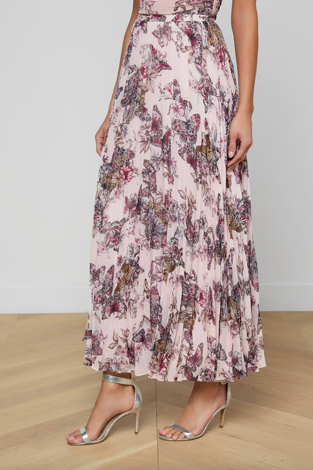 Torin Pleated Maxi Skirt