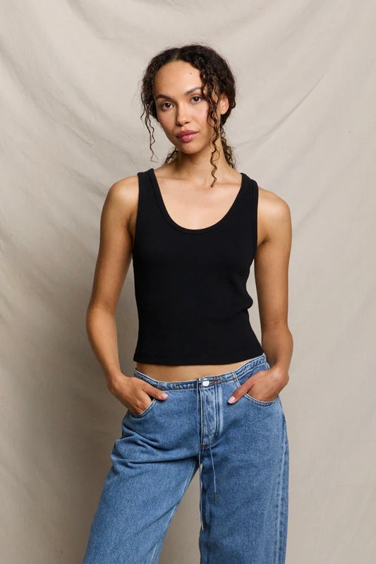 Blondie Tank - True Black