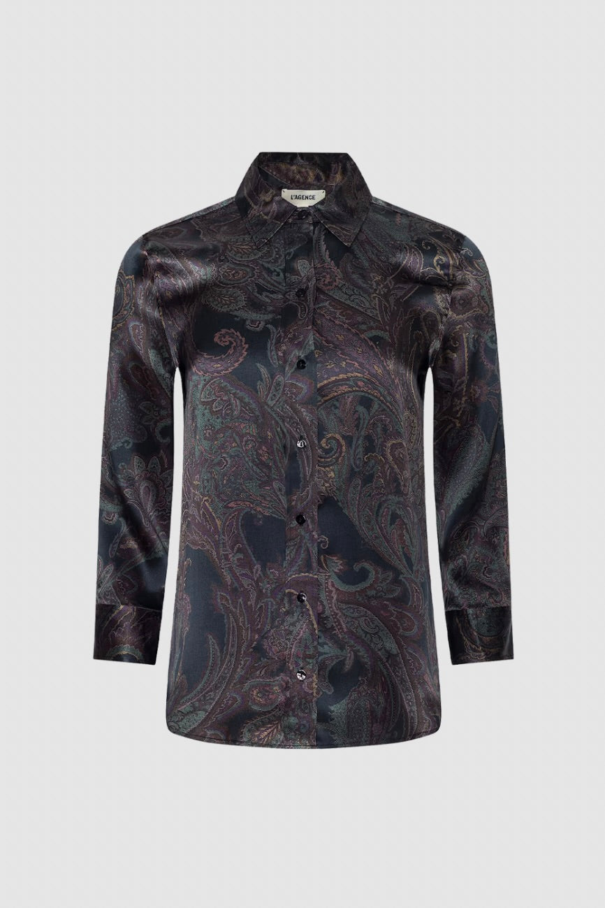 Dani Blouse - Midnight Paisley